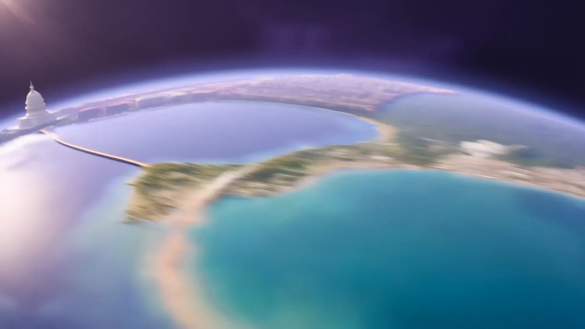 Brasília from above — a planned capital laid out in a monumental star shape